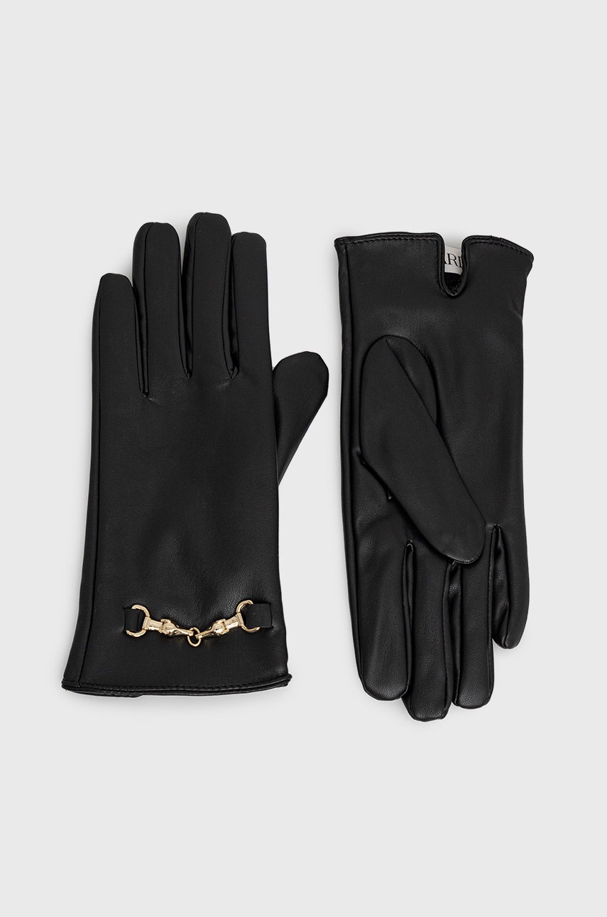 

Ръкавици Trussardi дамски в черно, Черен
