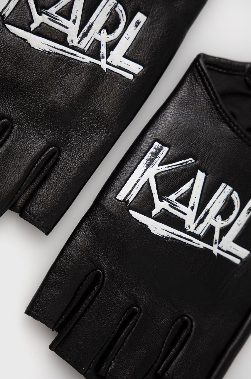 

Karl Lagerfeld - Кожаные митенки