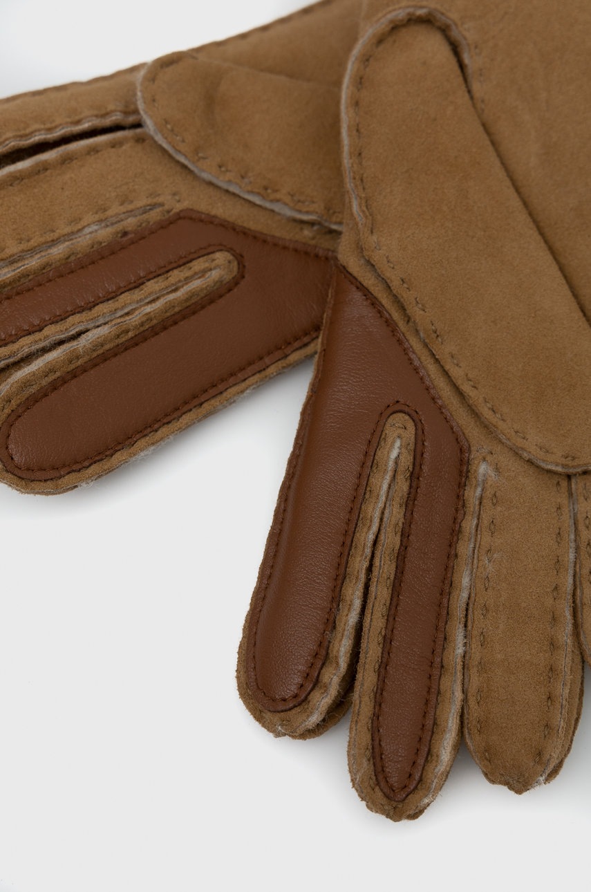

Замшеві рукавички UGG жіночі колір коричневий