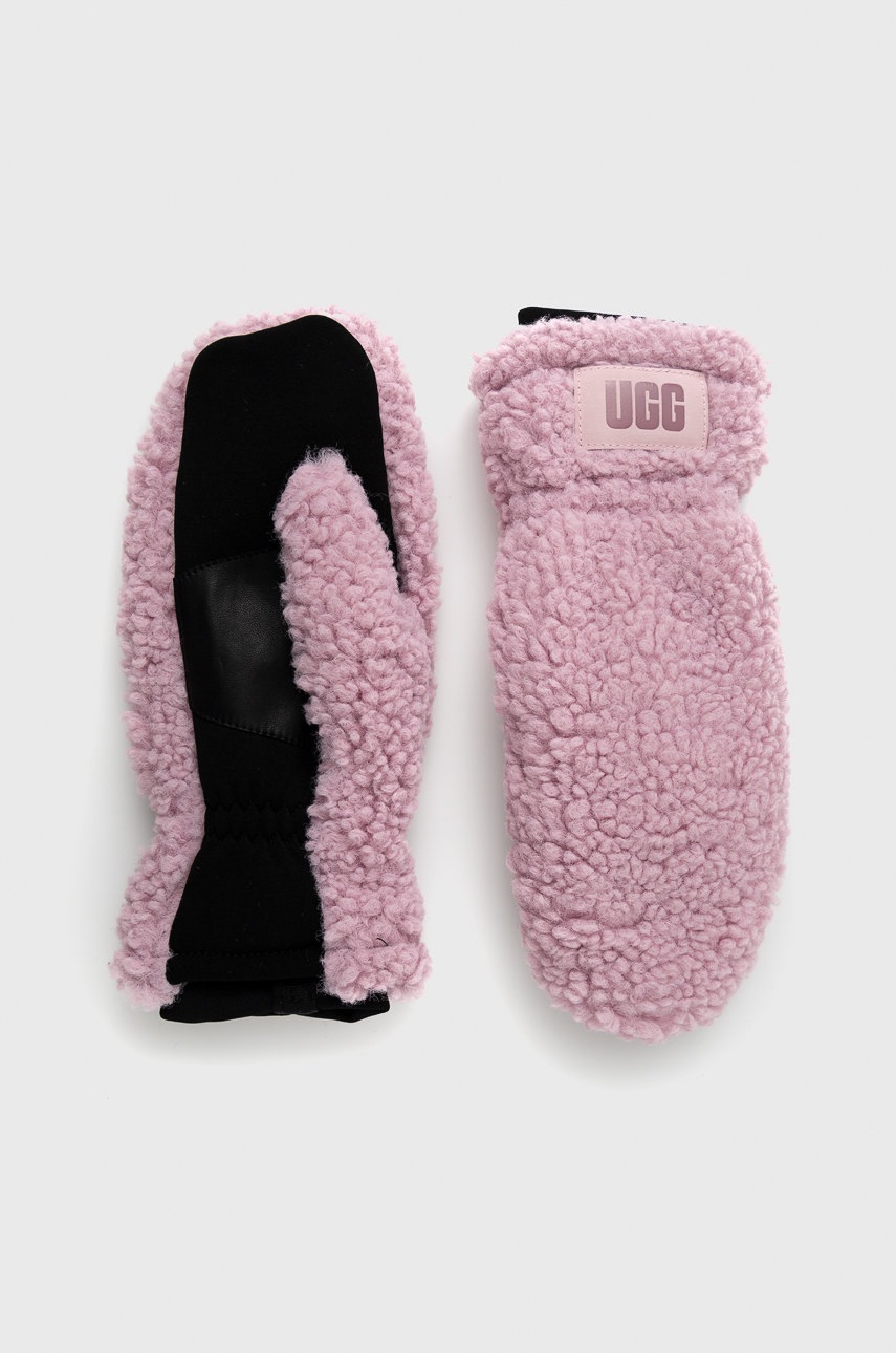 

UGG - Ръкавици Sherpa Mitten, Розов