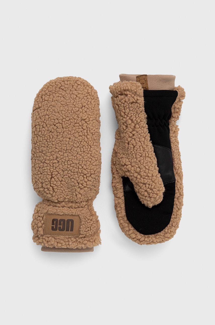 

UGG - Ръкавици Sherpa Mitten, Кафяв