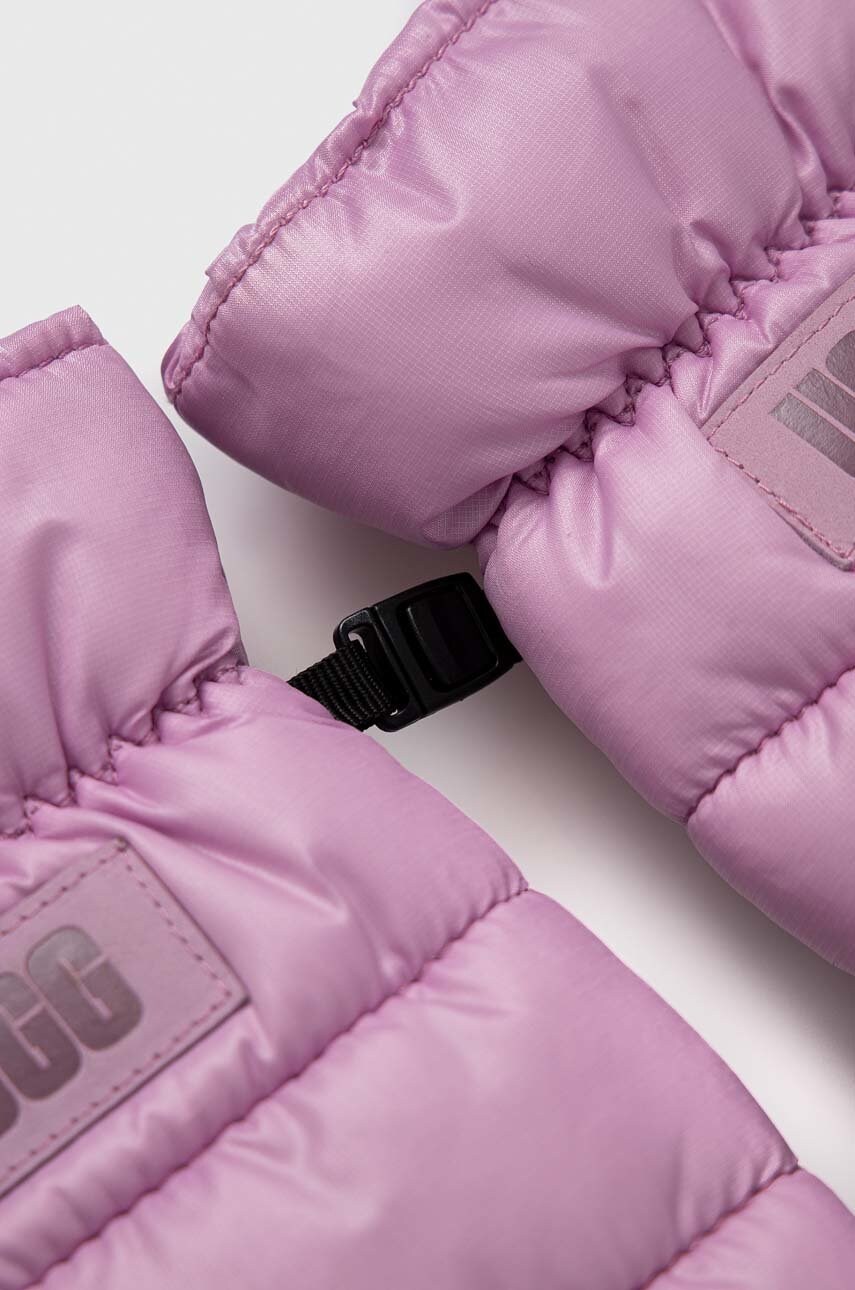 

Рукавички UGG жіночі колір рожевий