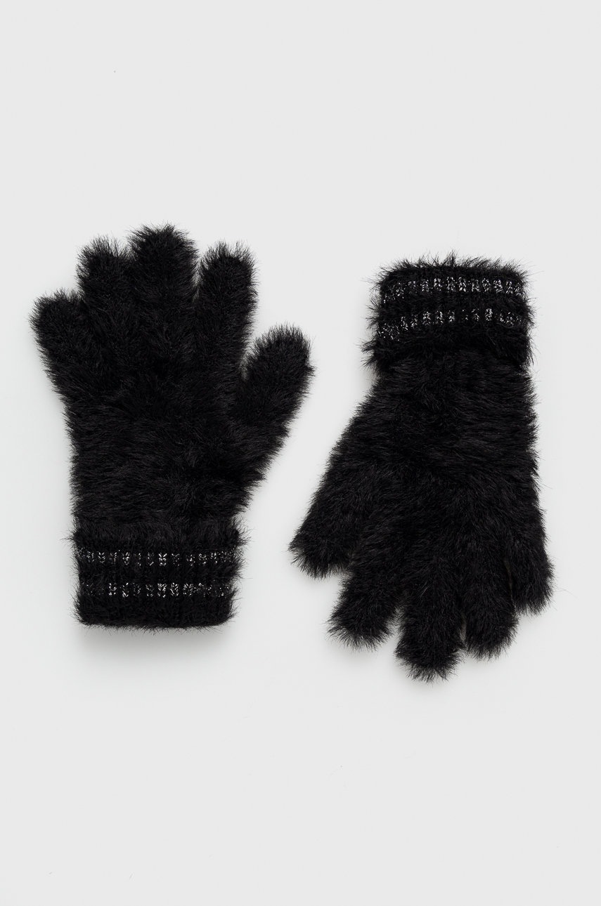 

United Colors of Benetton - Детски ръкавици, Черен