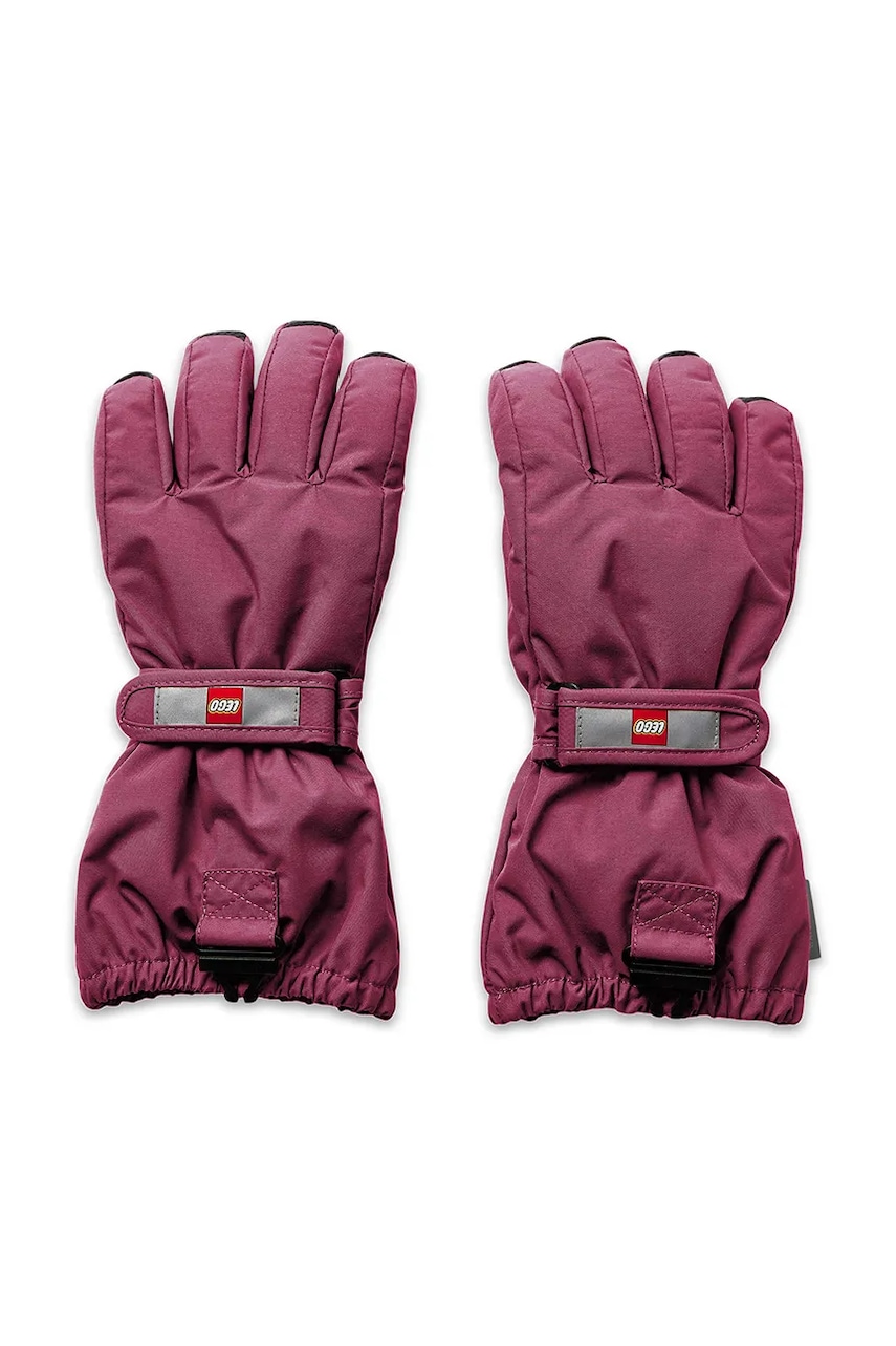 Lego Wear mânuși de schi pentru copii culoarea maro