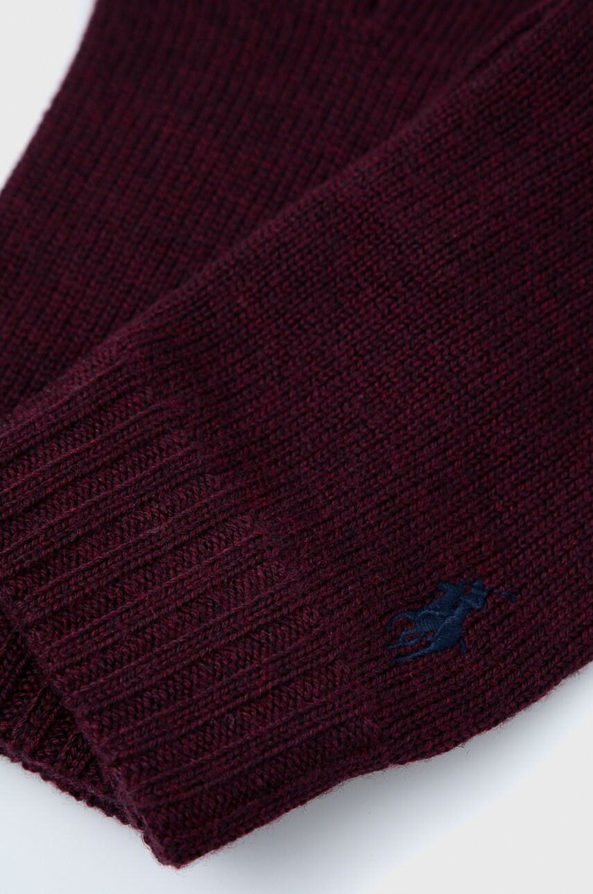 

Рукавички Polo Ralph Lauren чоловічі колір бордовий