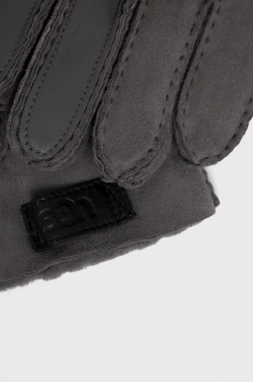 

Замшеві рукавички UGG чоловічі колір сірий