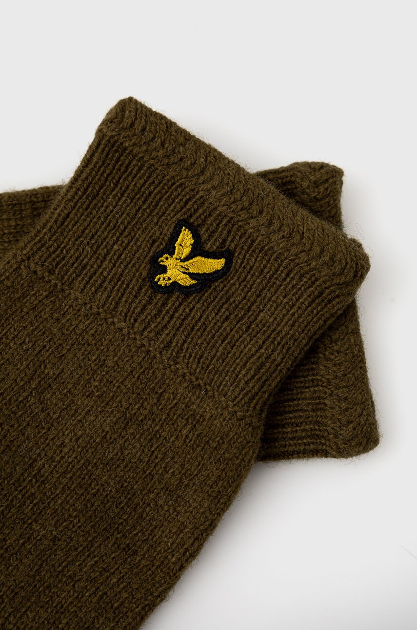 

Рукавички Lyle & Scott колір зелений