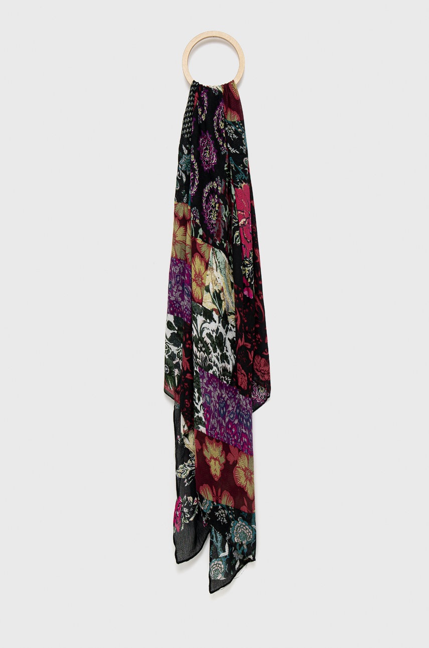 

Шал Desigual дамски с десен, Многоцветен