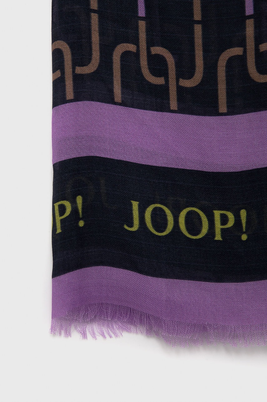 

Шарф Joop! женский цвет синий с узором