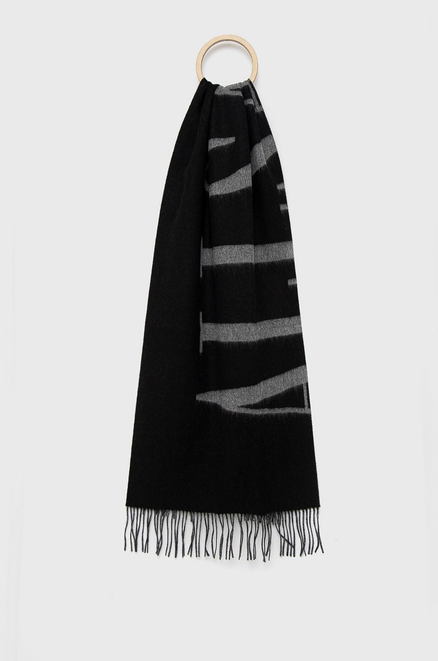 

AllSaints Вълнен шал, Сив