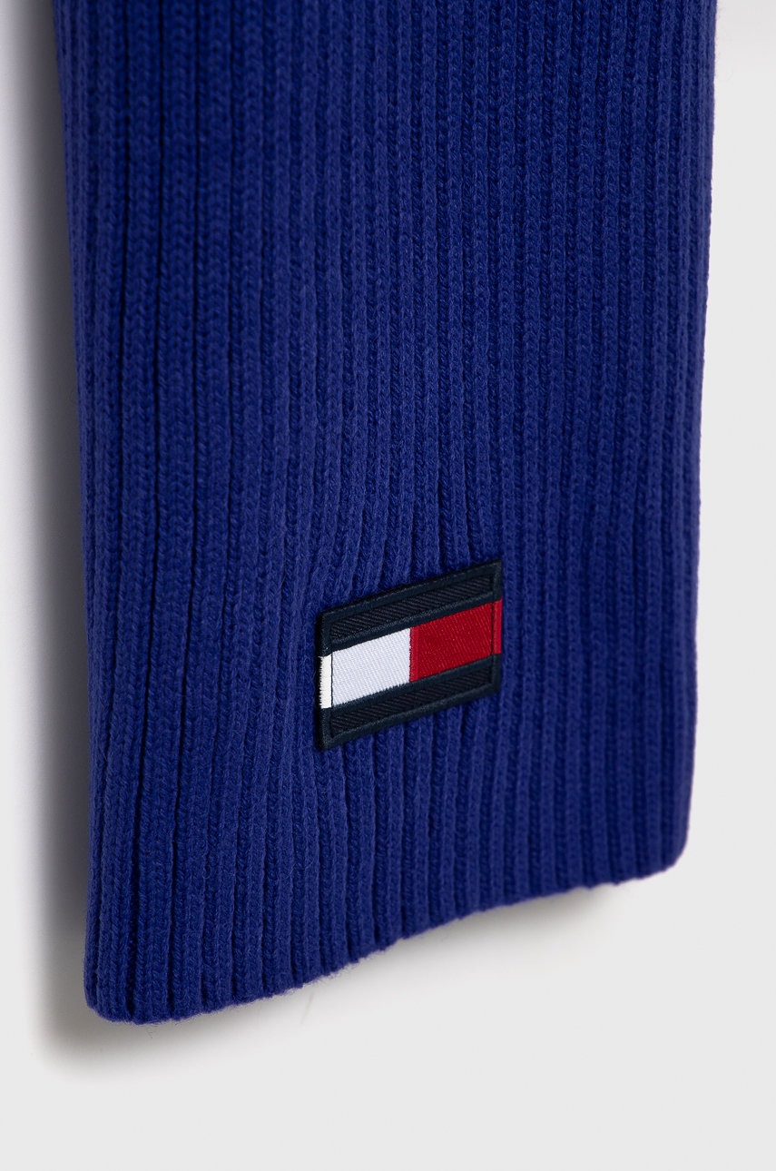 

Шарф с примесью шерсти Tommy Hilfiger гладкий