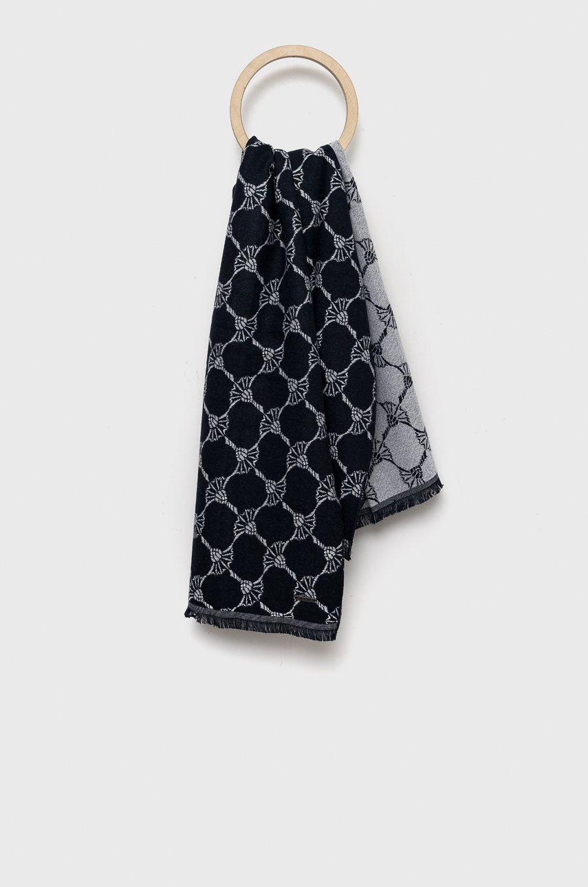 Joop! fular barbati, culoarea albastru marin, modelator