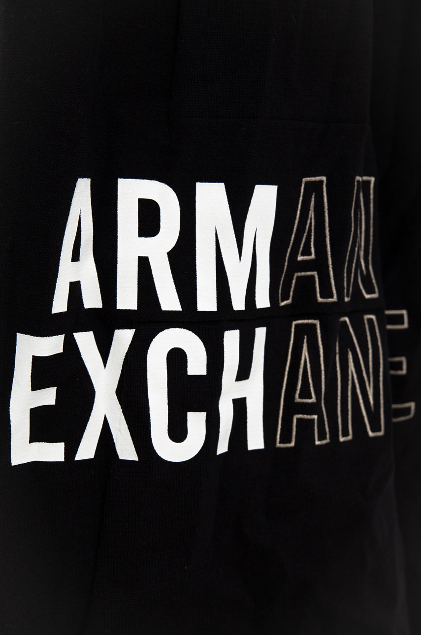 

Шарф Armani Exchange мужской цвет чёрный