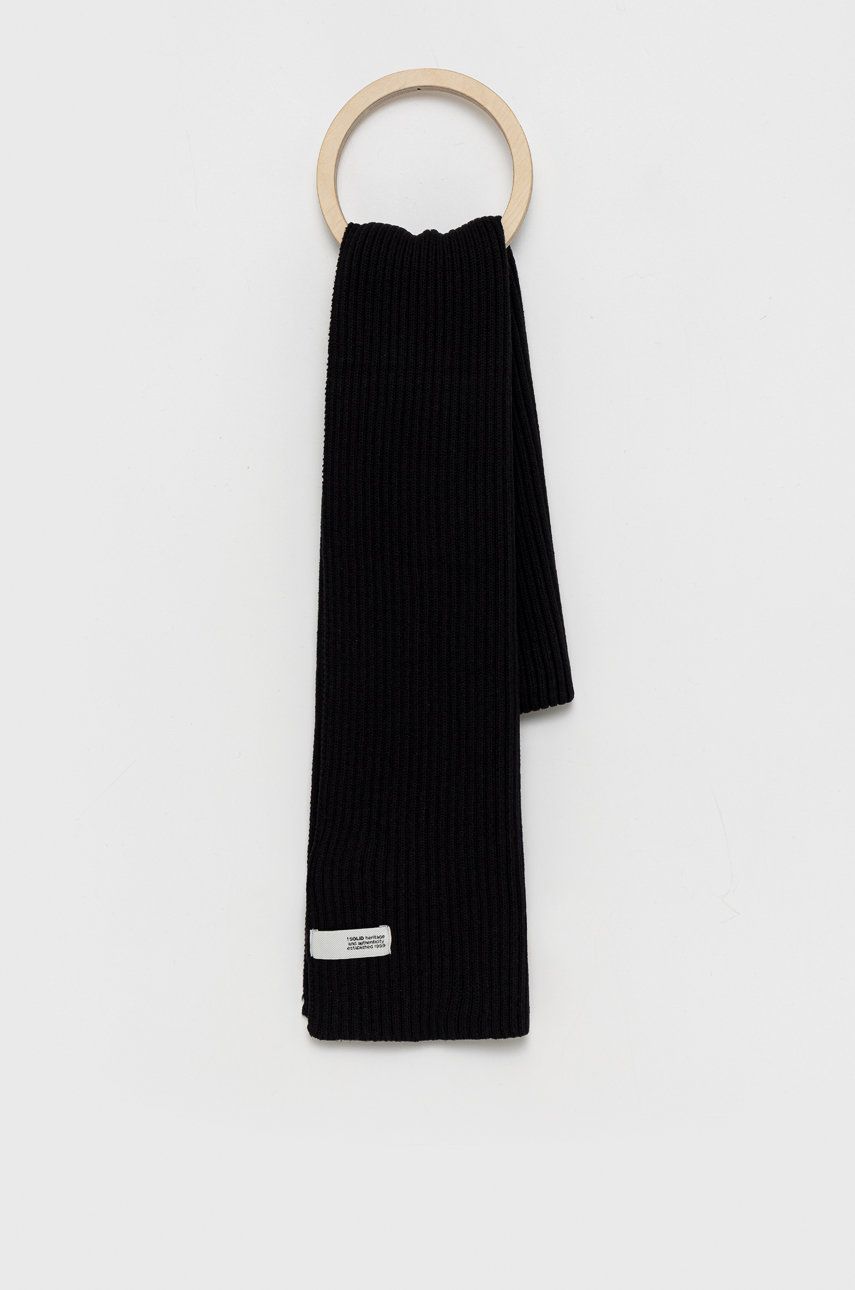 !SOLID Fular bărbați, culoarea negru, material neted 2022 ❤️ Pret Super answear imagine noua 2022
