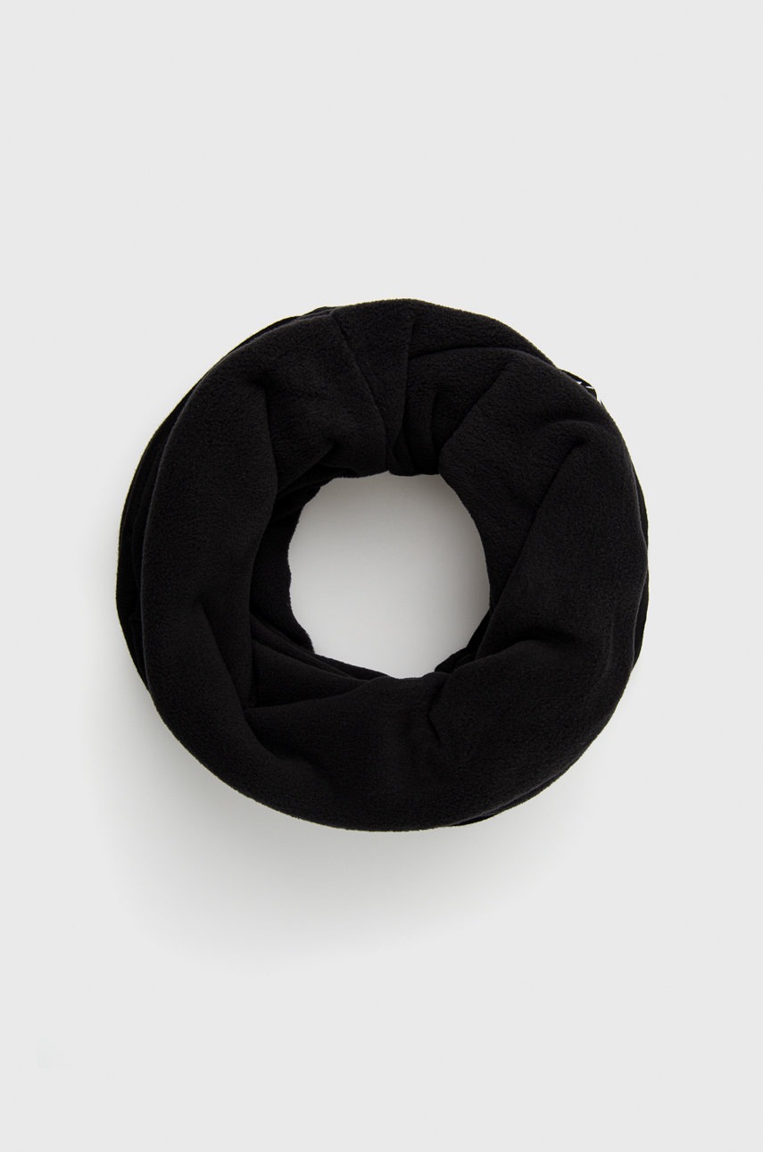 Viking Fular împletit culoarea negru, material neted