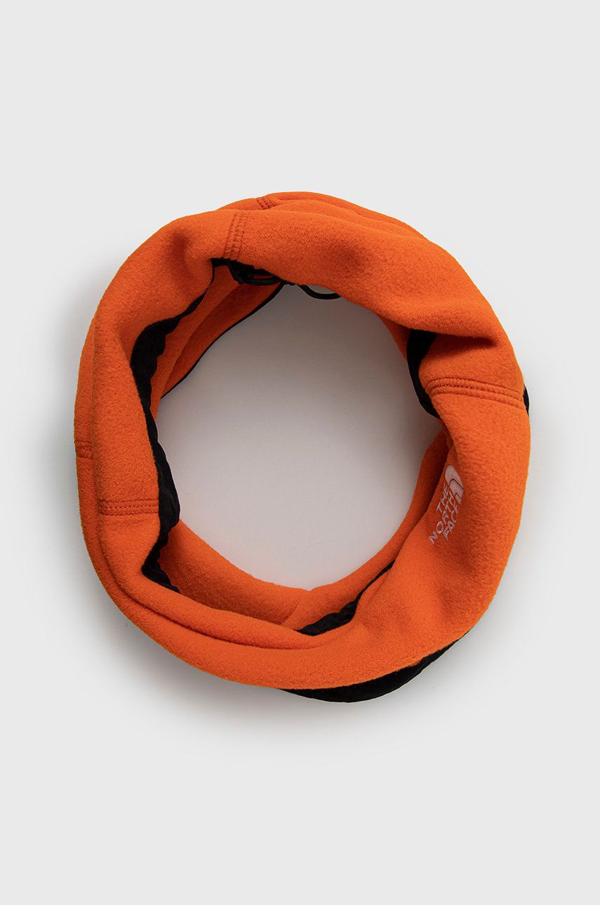 The North Face Fular împletit culoarea portocaliu, material neted answear.ro imagine megaplaza.ro