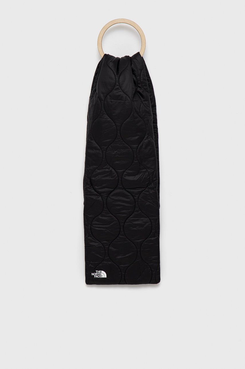The North Face Fular culoarea negru, material neted imagine reduceri black friday 2021 answear.ro