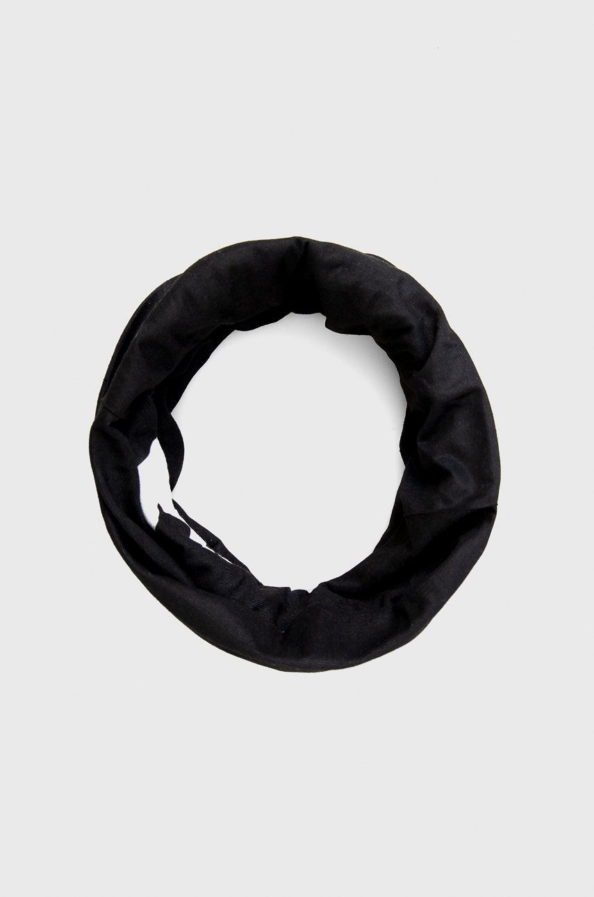 Nákrčník Helly Hansen černá barva, vzorovaný - černá - 100 % Polyester