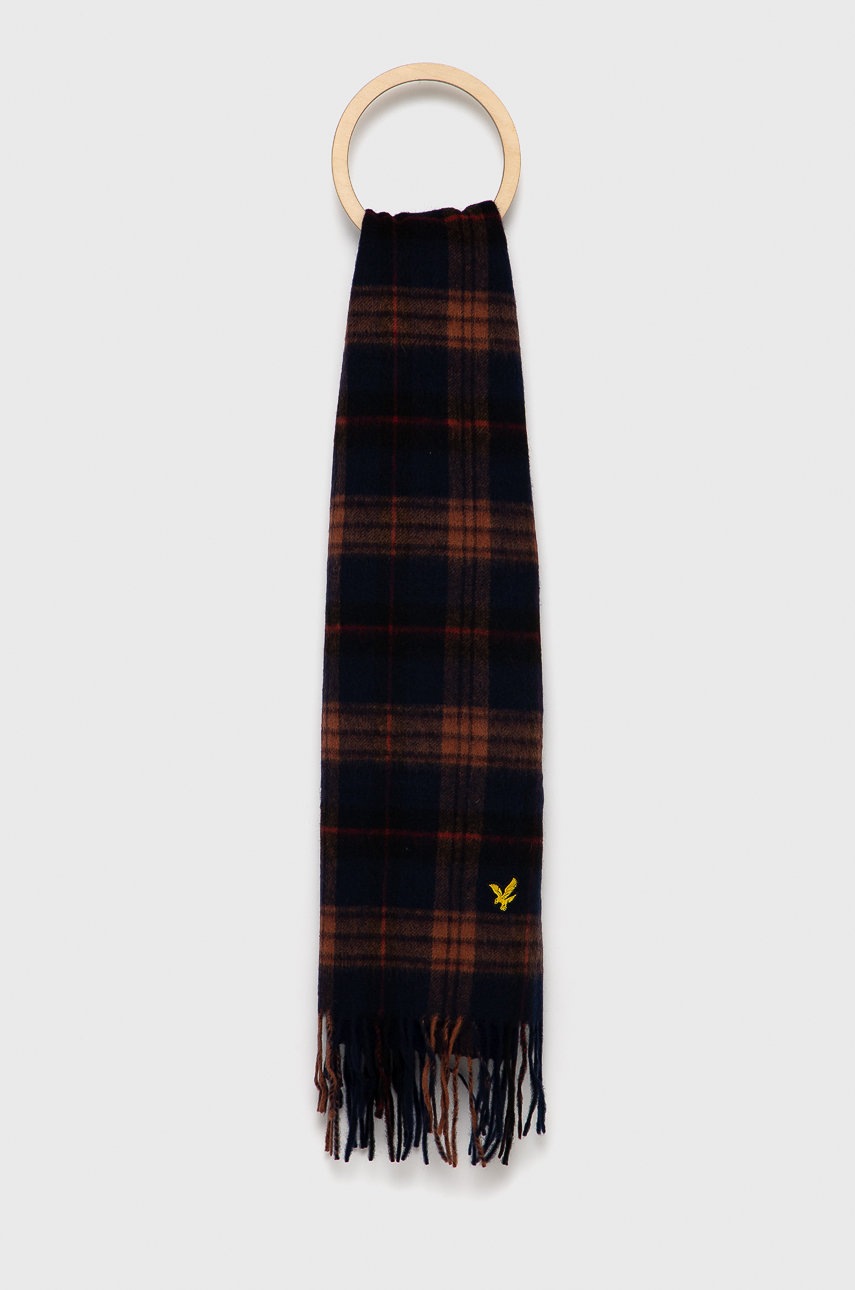 

Lyle & Scott - Вълнен шал, Тъмносин