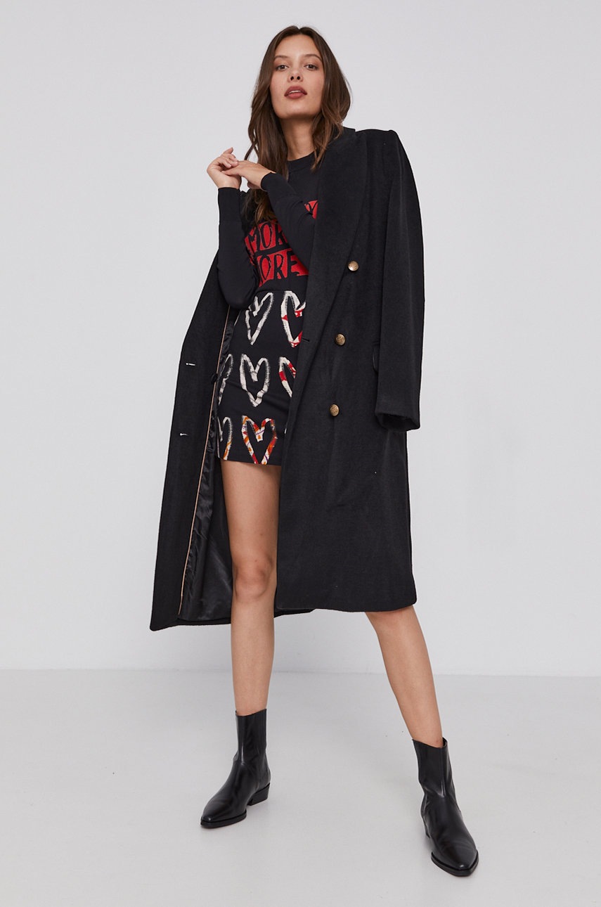 

Спідниця Desigual колір чорний mini пряма