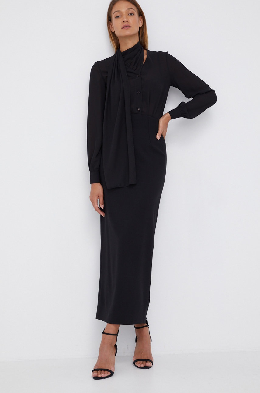

Юбка Emporio Armani цвет чёрный maxi прямая