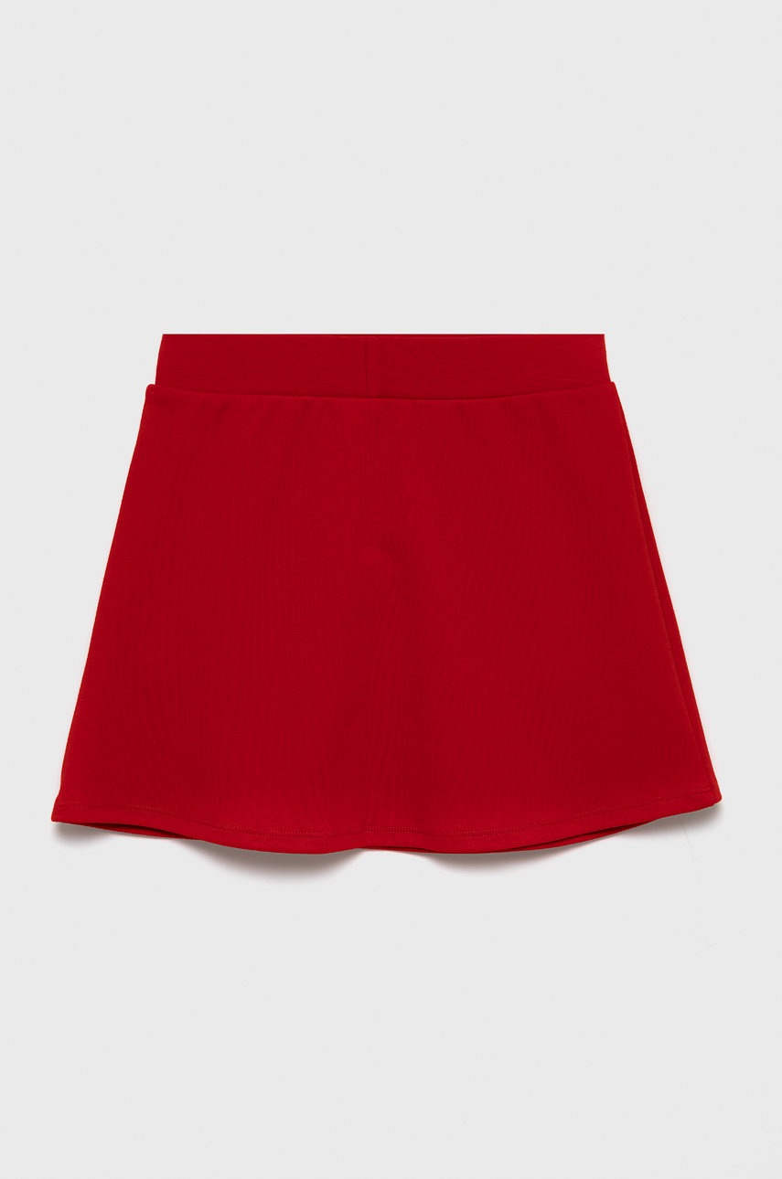 

Дитяча спідниця Tommy Hilfiger колір червоний mini розкльошена