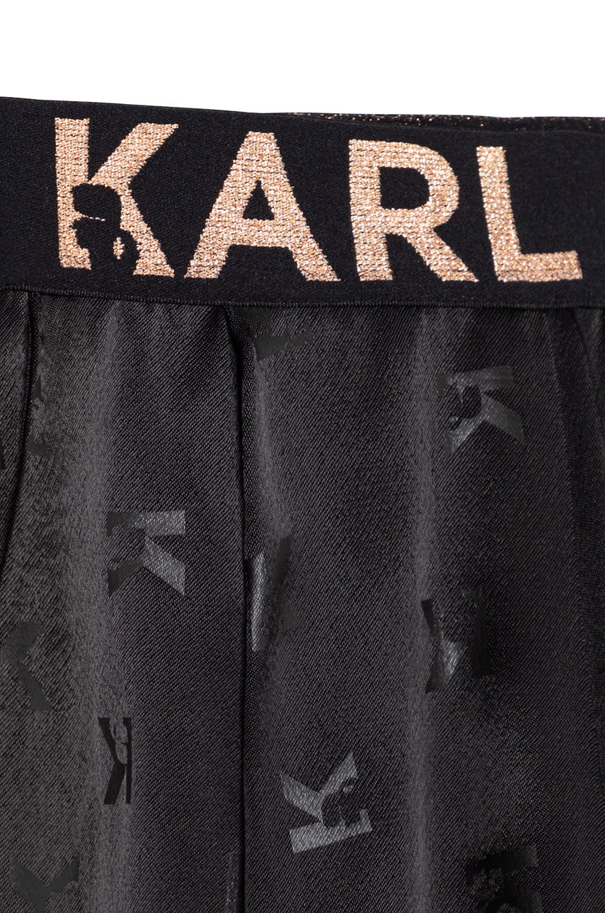 

Детская юбка Karl Lagerfeld цвет чёрный mini расклешённая