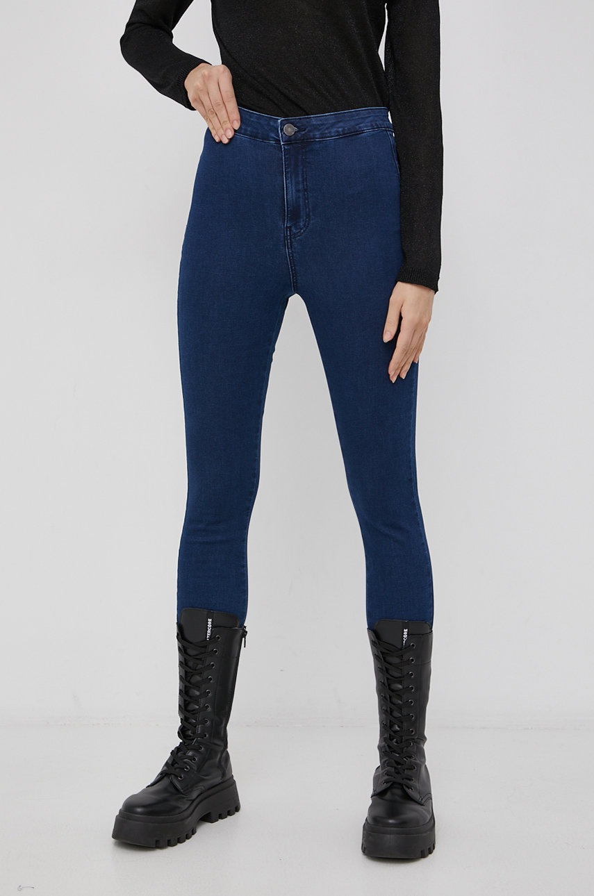 Noisy May Jeans femei, high waist