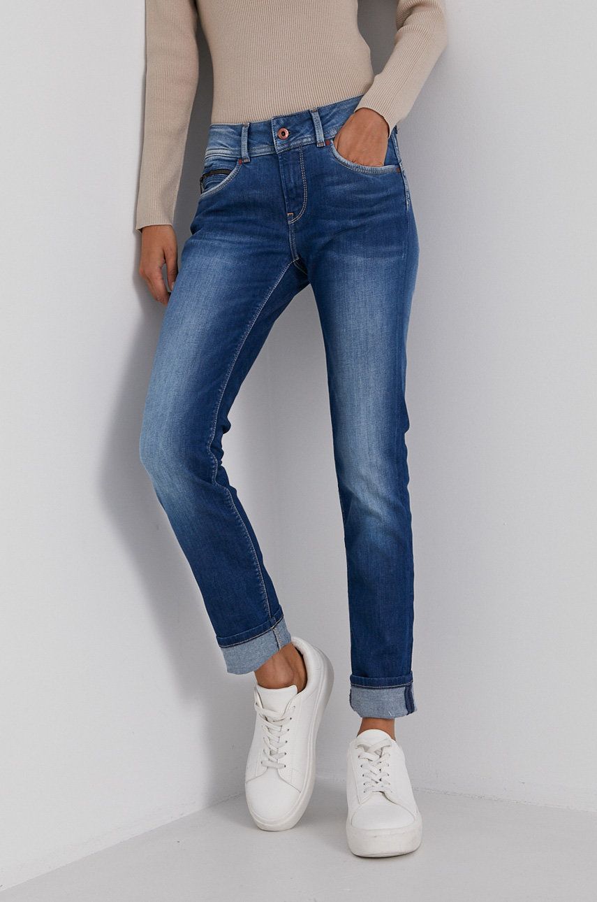 Pepe Jeans Jeans femei, medium waist answear imagine noua