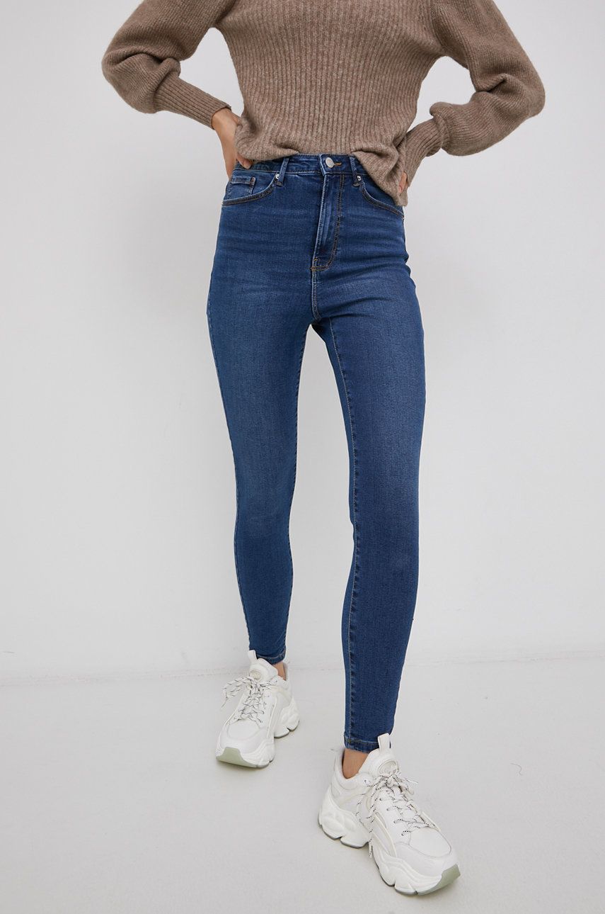 Vero Moda Jeans femei, high waist imagine reduceri black friday 2021 answear.ro