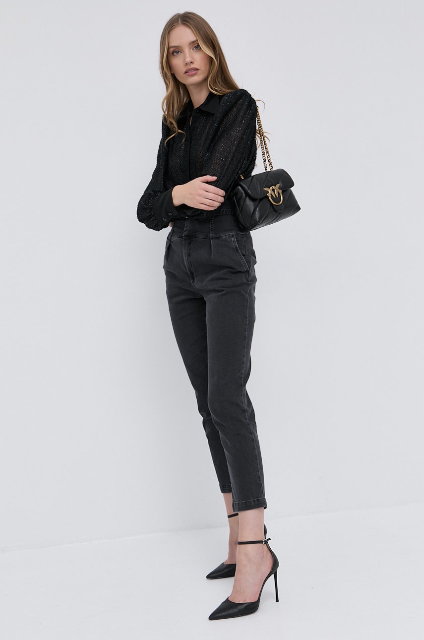 

Джинсы Pinko женские цвет высокая посадка