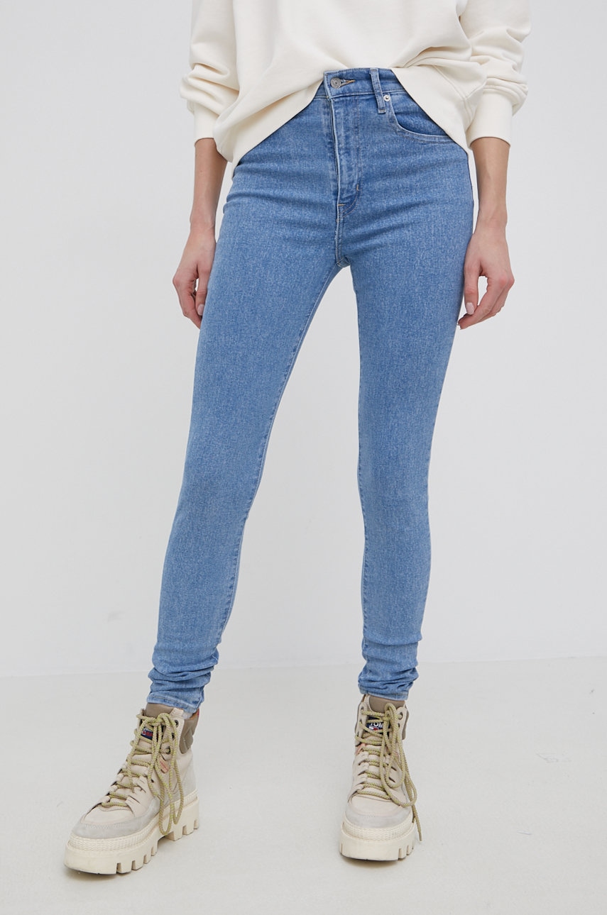 Levi's jeansy Mile damskie high waist