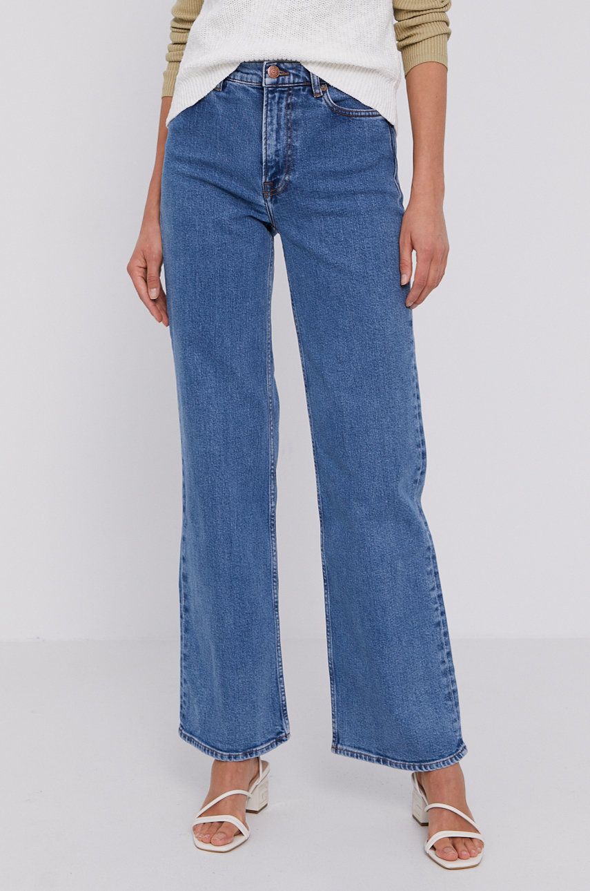Samsoe Samsoe Jeans femei, medium waist answear.ro
