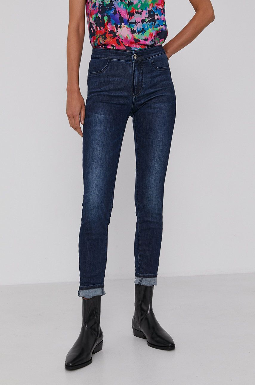 Armani Exchange Jeans Jegging Lift-Up femei, medium waist answear.ro imagine megaplaza.ro
