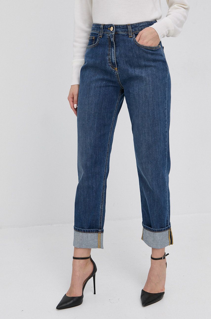Elisabetta Franchi Jeans femei, high waist ANSWEAR
