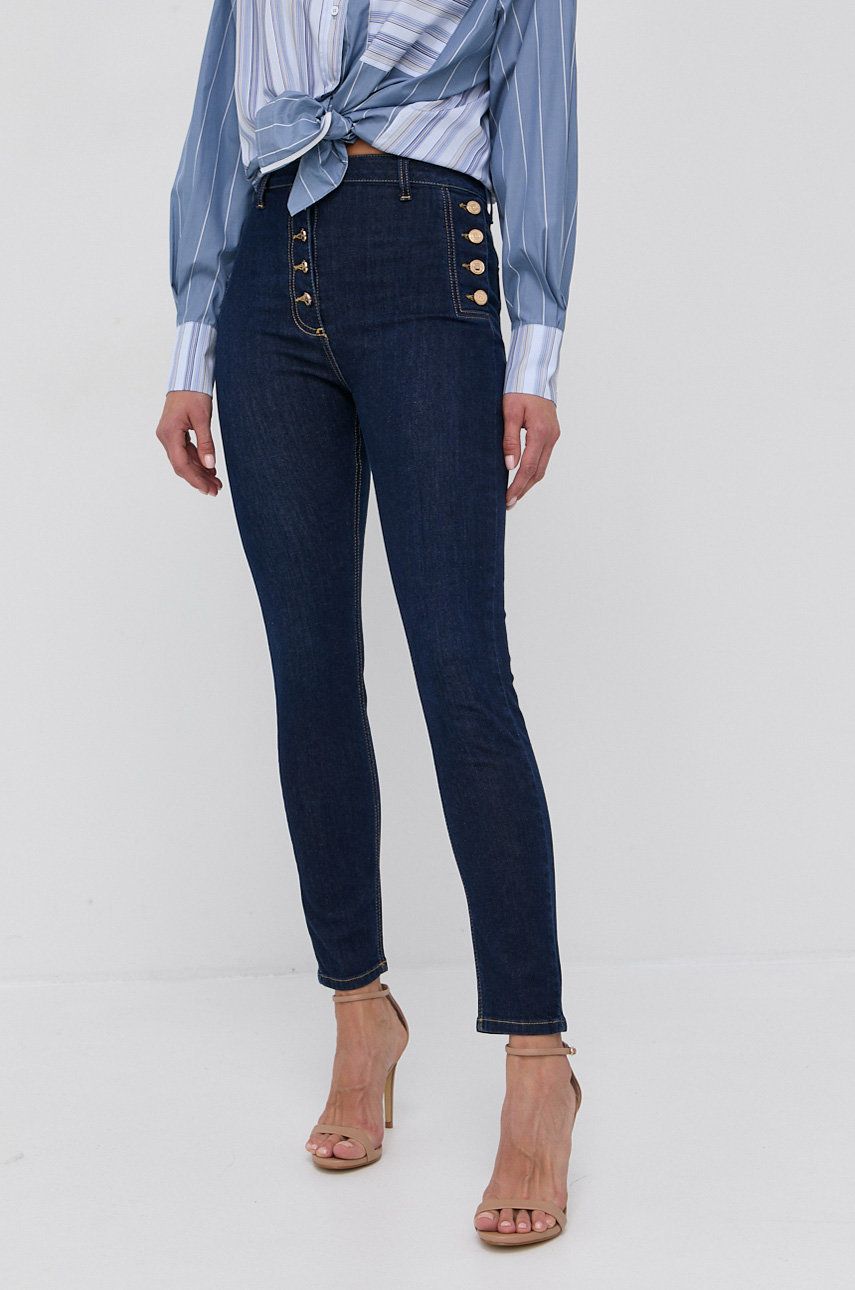 Elisabetta Franchi Jeans femei, high waist