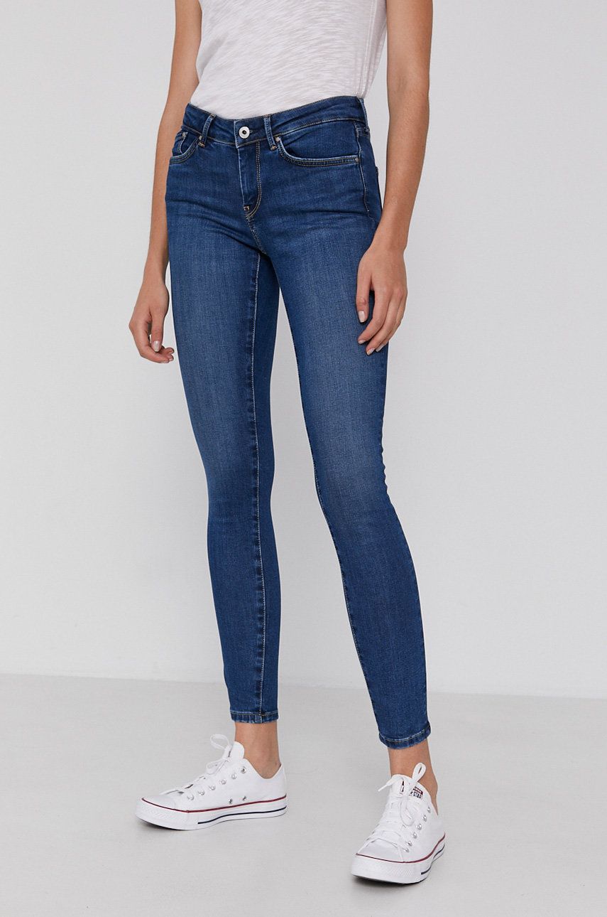 Pepe Jeans Jeans Pixie femei, medium waist answear imagine noua