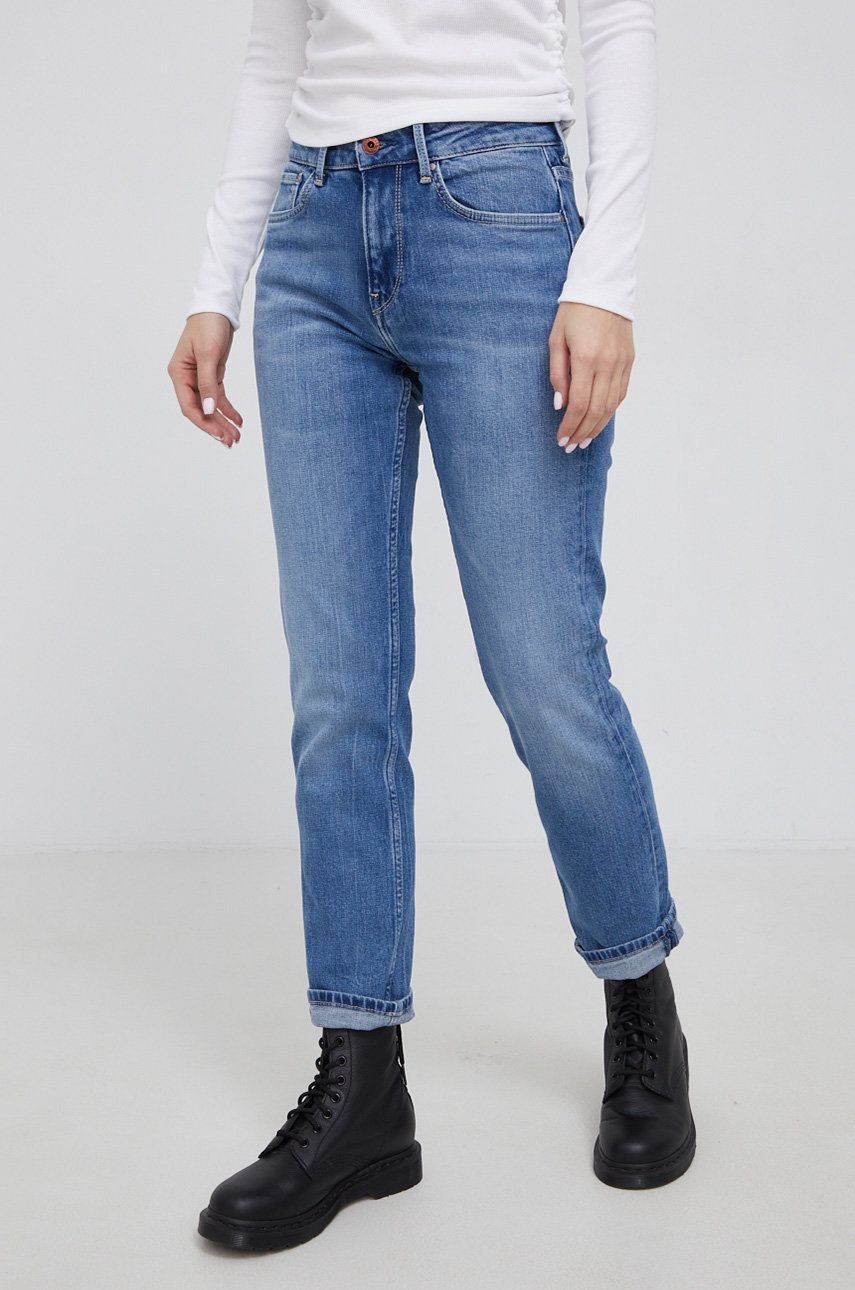 Pepe Jeans Jeans Mary femei, high waist answear.ro imagine megaplaza.ro