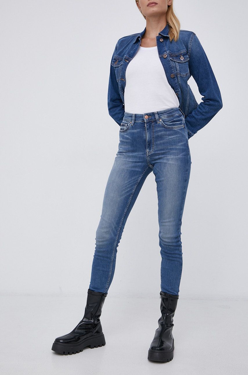 Jacqueline de Yong Jeans femei, high waist ANSWEAR ANSWEAR