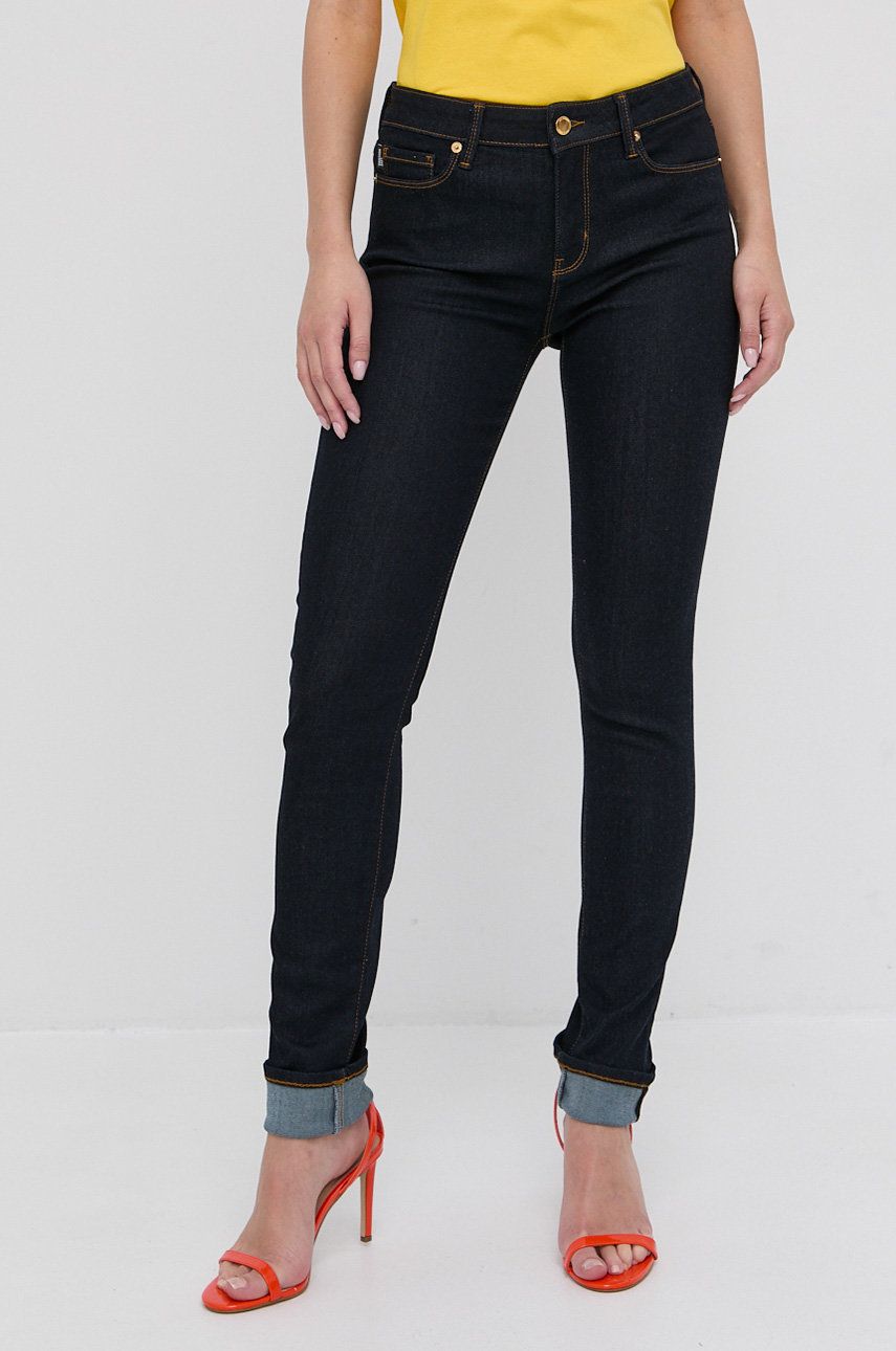 Love Moschino Jeans femei, medium waist answear imagine noua