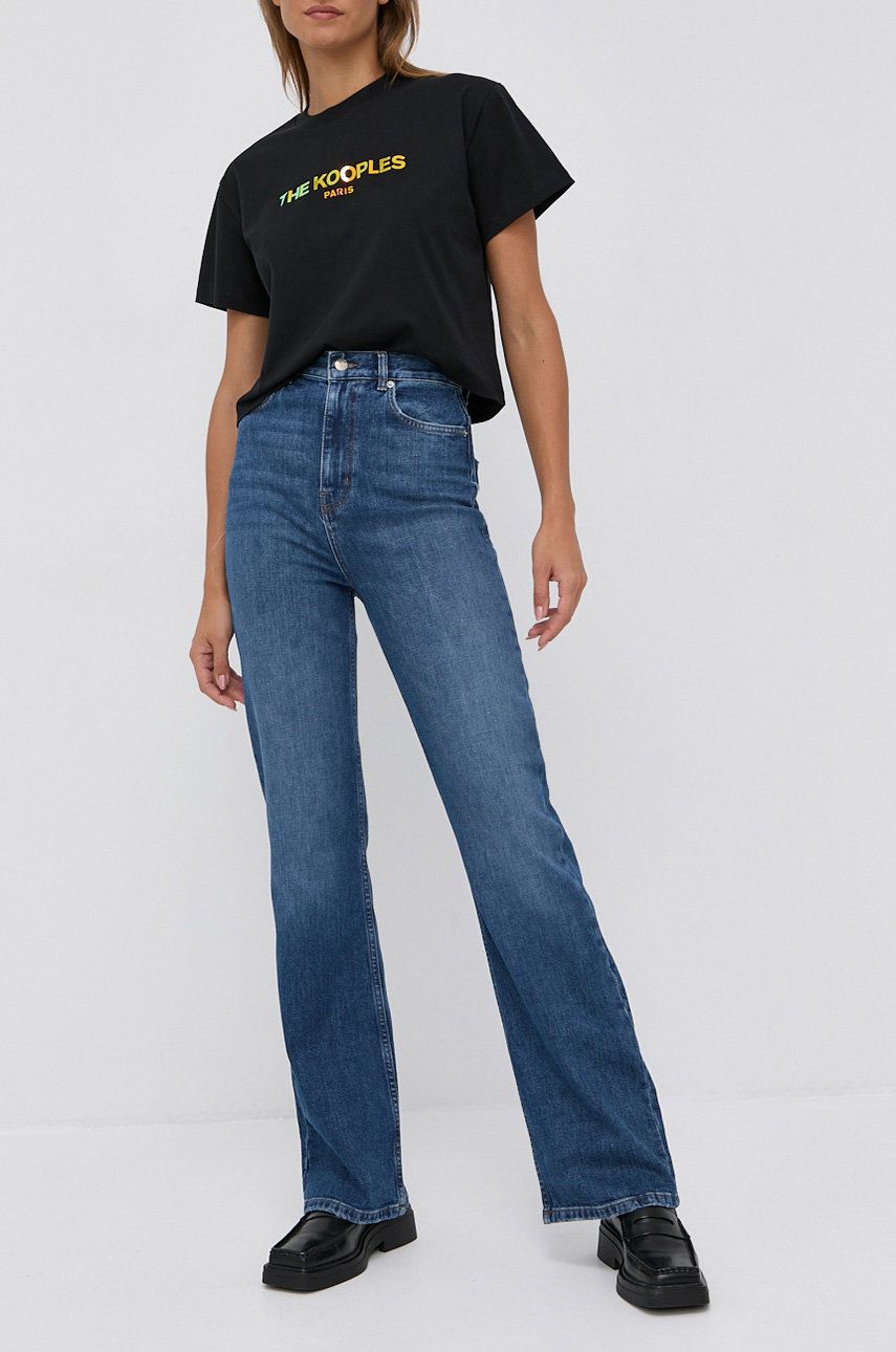 The Kooples Jeans femei, high waist answear.ro imagine 2022 13clothing.ro