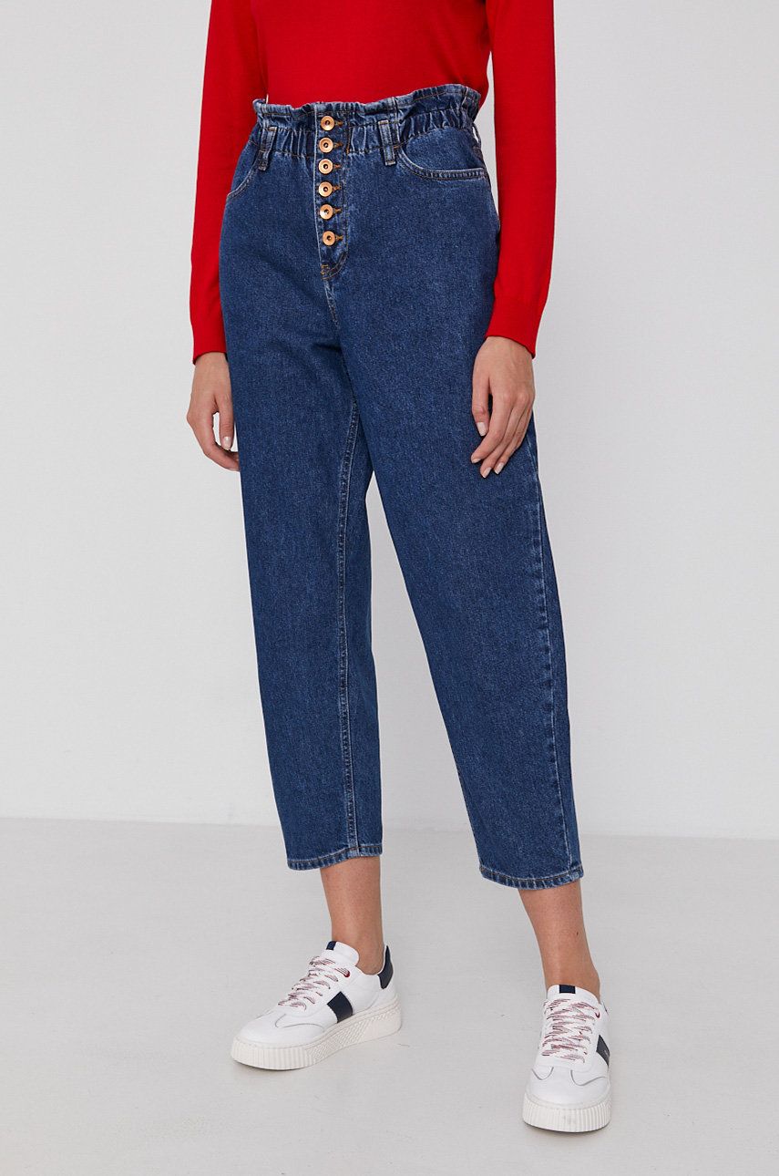 United Colors of Benetton Jeans Shirley femei, high waist answear.ro imagine 2022 13clothing.ro