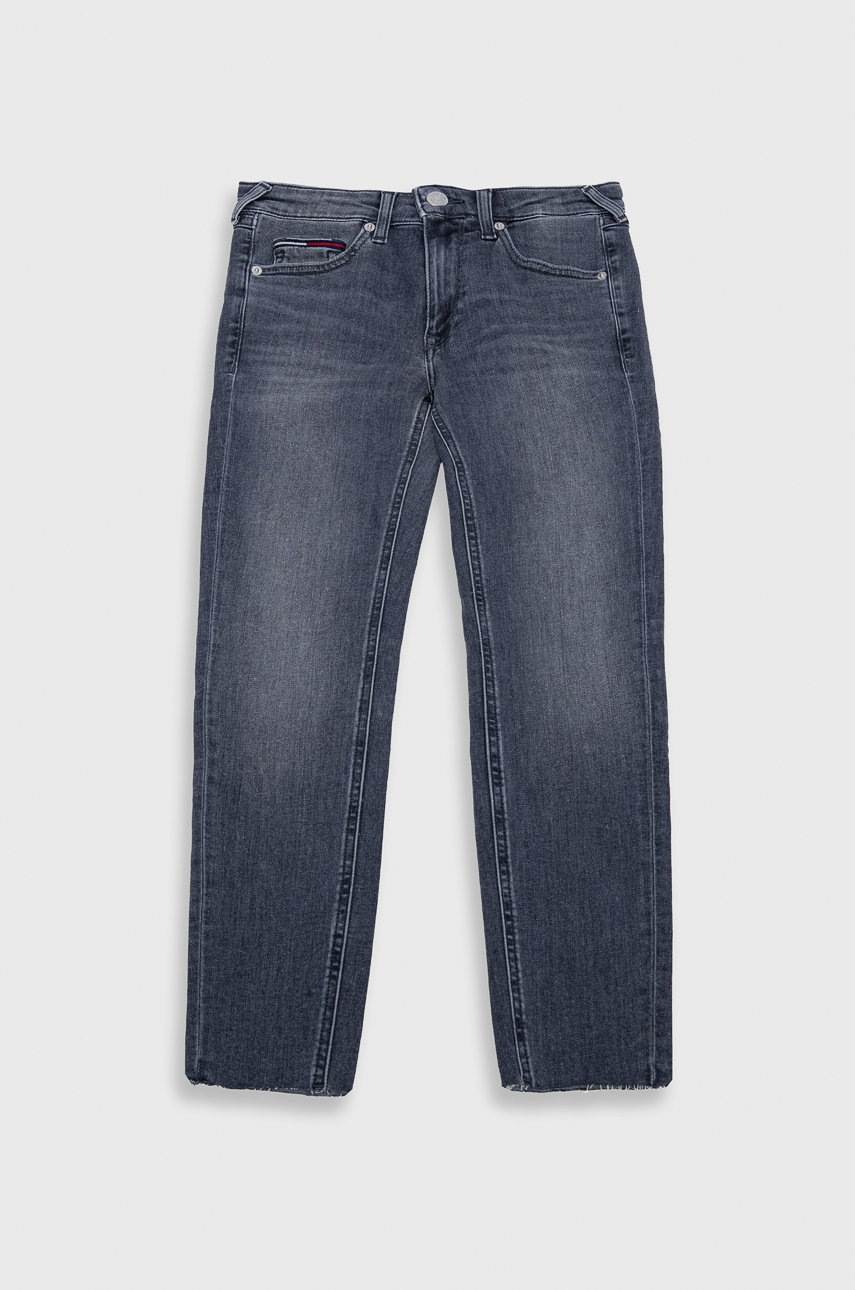 

Дънки Tommy Jeans със стандартна талия, Сив