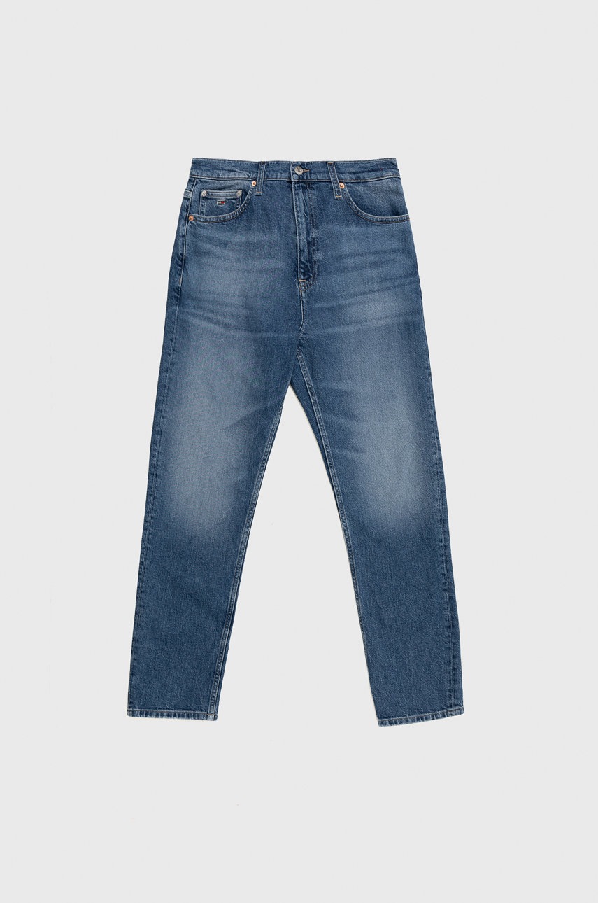 

Дънки Tommy Jeans дамски с висока талия, Син