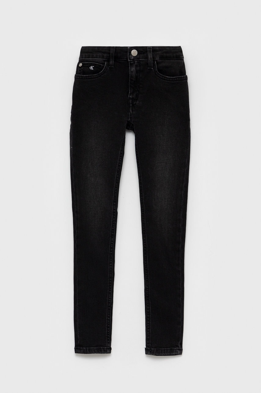 

Детски дънки Calvin Klein Jeans, Сив