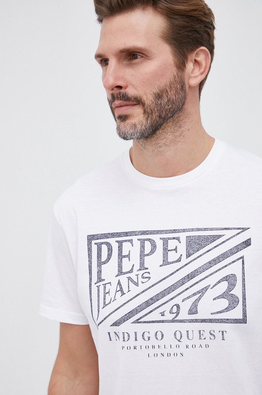 Pepe Jeans - T-shirt bawełniany Spike