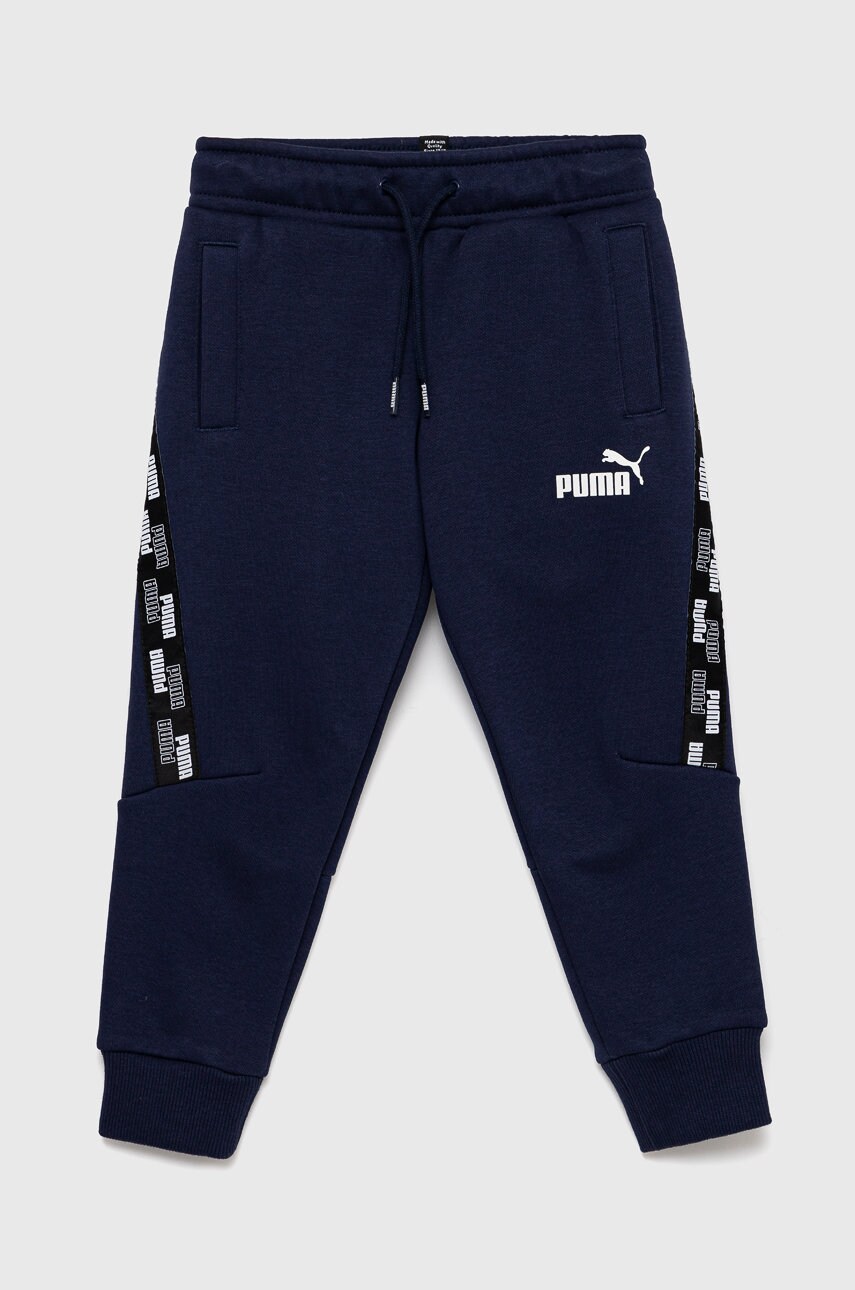 

Детски панталон Puma 589308 в тъмносиньо с изчистен дизайн, Тъмносин
