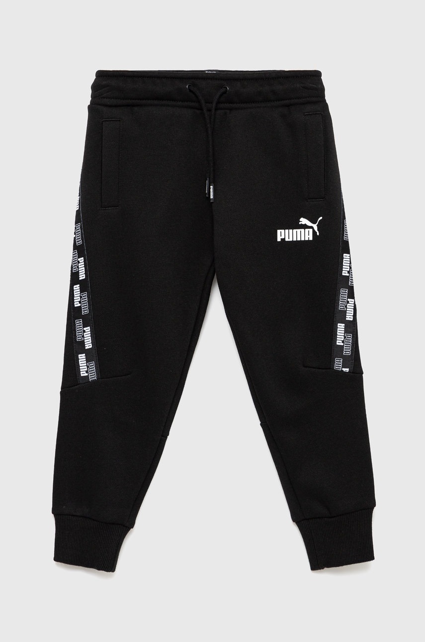 

Детски панталон Puma 589308 в черно с изчистен дизайн, Черен
