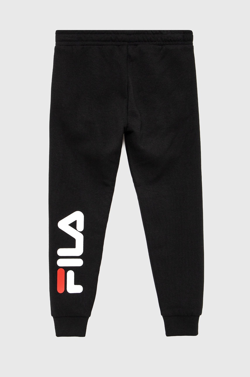 

Детские брюки Fila цвет чёрный гладкие