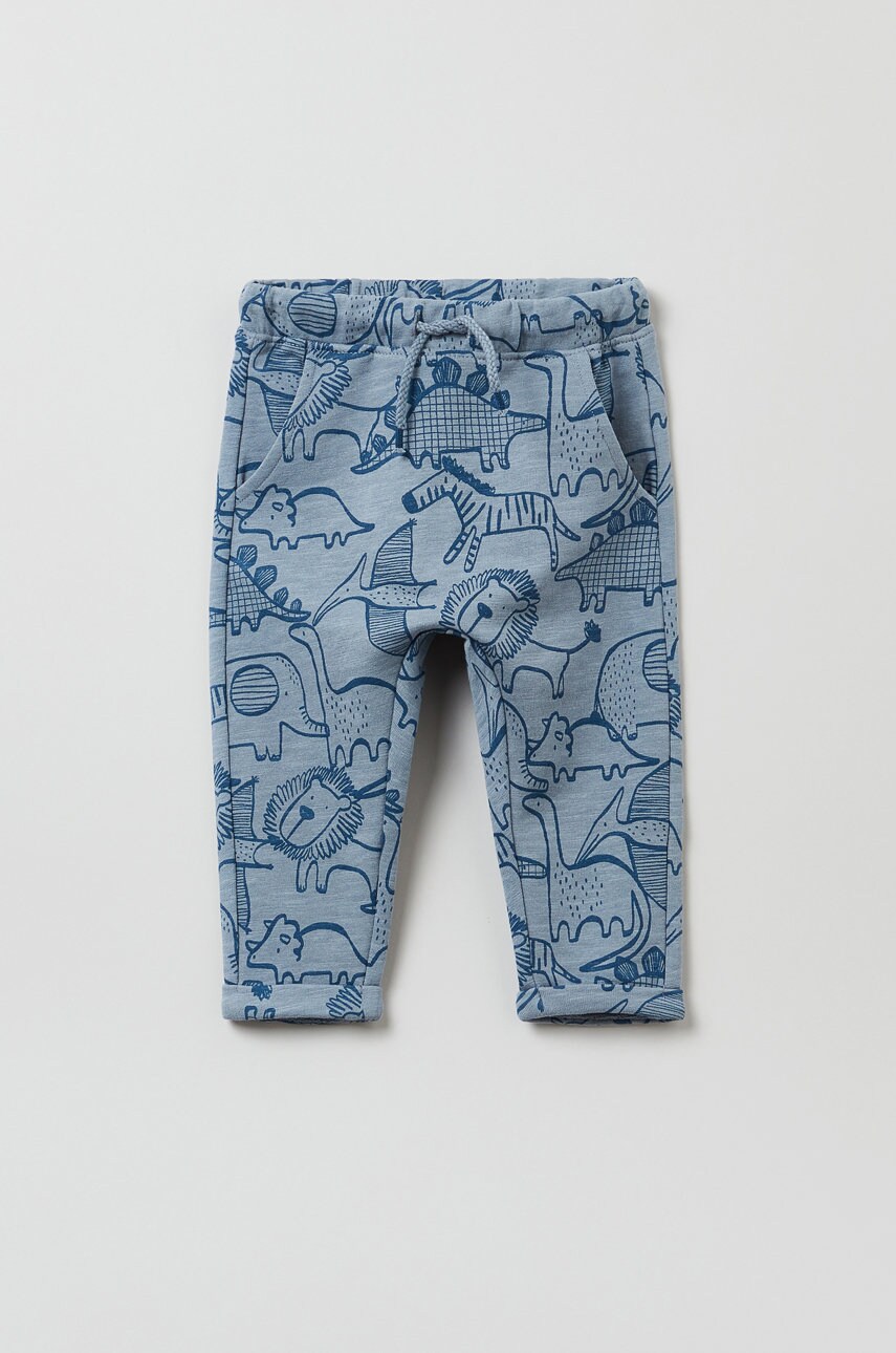 Ovs pantaloni culoarea gri, modelator